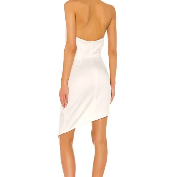 Elliatt Asymmetrical White Dress - Picture 2 of 8